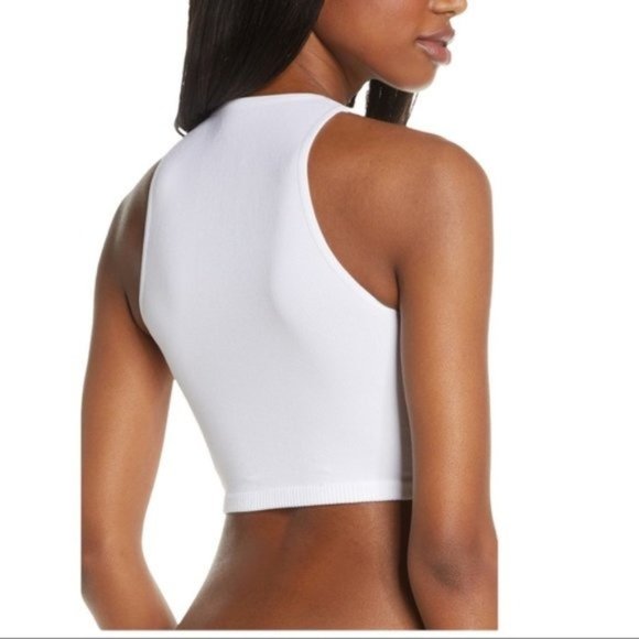 NWT FREE PEOPLE Strapped In Crop Top - White XS/S - M/L - Picture 2 of 5